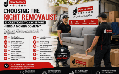 Choosing the Right Removalist: 12 Questions to Ask Before Hiring a Moving Company