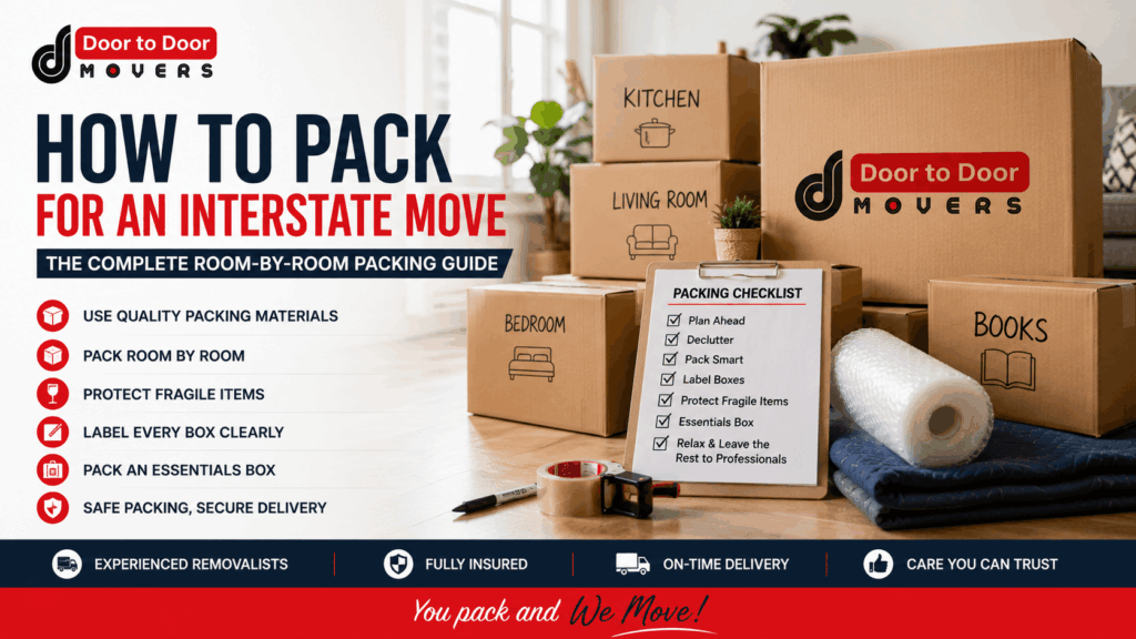 How to Pack for an Interstate Move: The Complete Room-by-Room Packing Guide