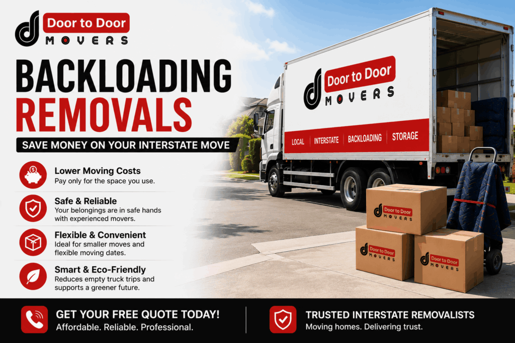 Backloading Removals Explained: Save Money on Your Interstate Move