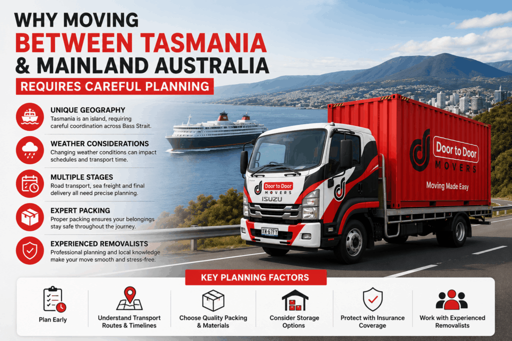 Why Moving Between Tasmania and Mainland Australia Requires Careful Planning